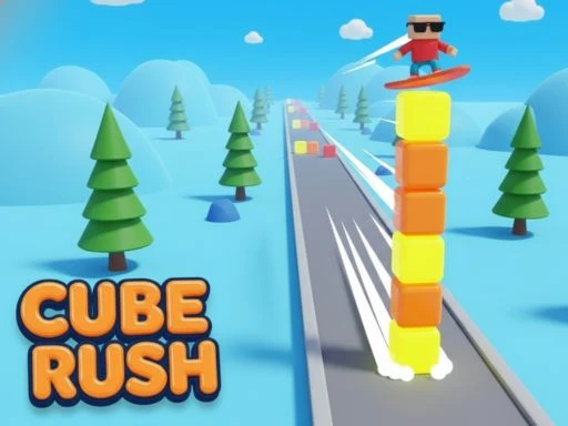 Ruée de Cubes 3D : Survis à la Ruée