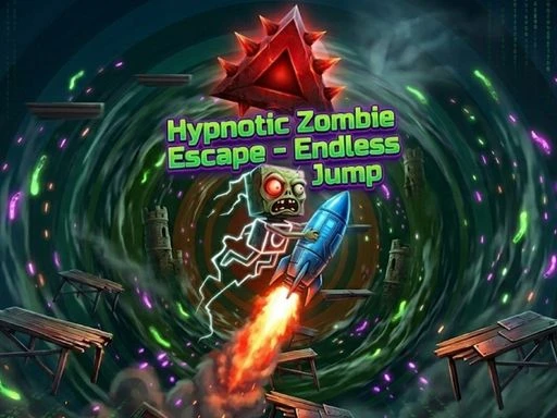 Saut Infini d'Évasion de Zombie Hypnotique