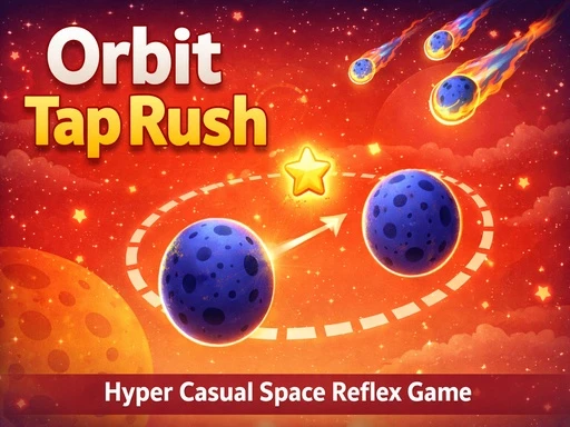Ruée Orbitale Tap Jeu à Un Touche