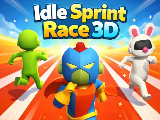 Course de Sprint Inactif 3D