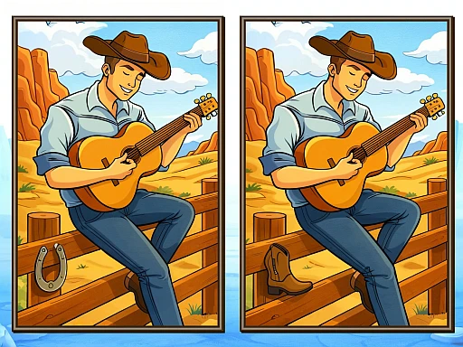 Repérer les différences Far West