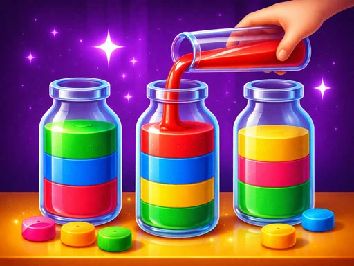 Tri Magique d'Eau : Puzzle de Couleurs