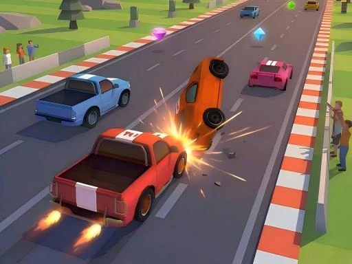 Course de rue quotidienne 3D