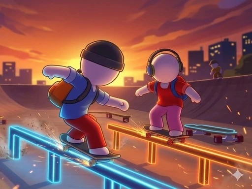 Coureur Duo de Skate