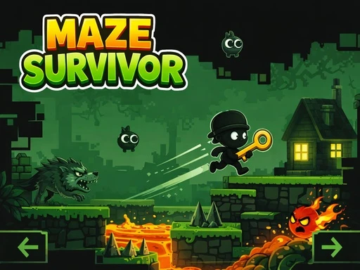 Survivant du Labyrinthe Jeu d'Aventure sur Plateforme