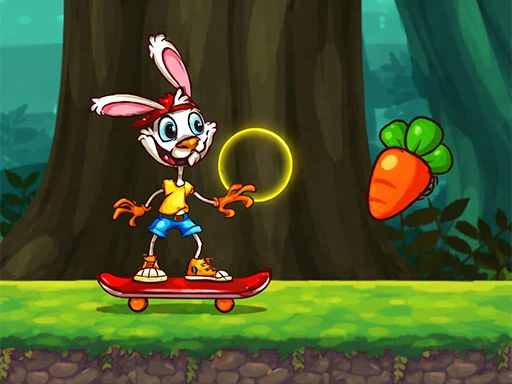 Jeu de Skateur Lapin