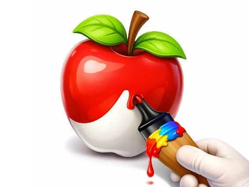 Livre de coloriage de pommes facile