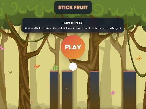 Jeu d'arcade de fruits à bâtonnet