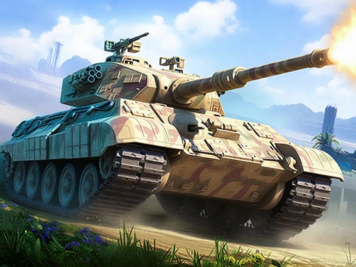 Jeu de simulation de guerre de chars